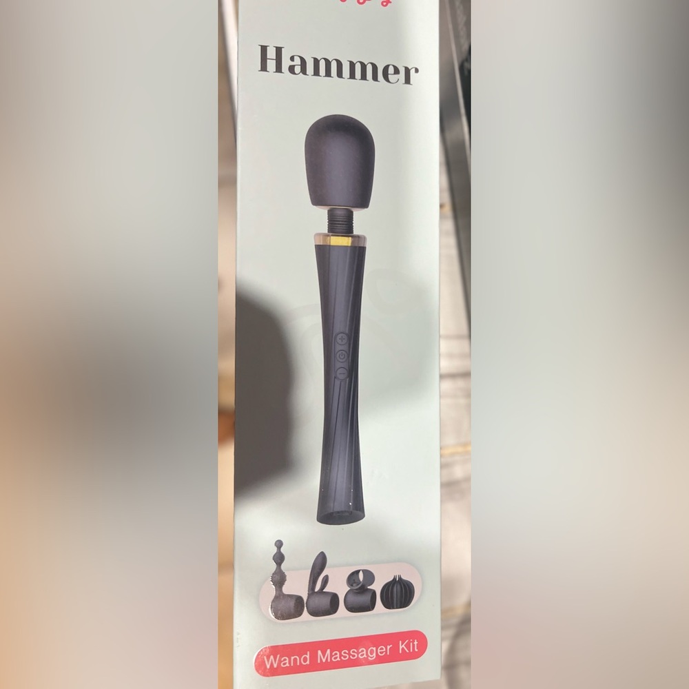 Black Wand Massager Kit